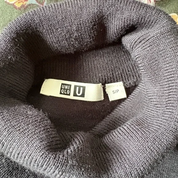 Uniqlo Black Turtleneck Knit Dress - Picture 6 of 6